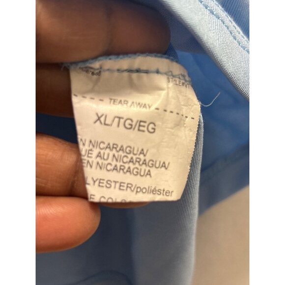 Under Armour Heatgear Loose Fit Light Blue T-Shirt XL Polyester Womens - Picture 4 of 10